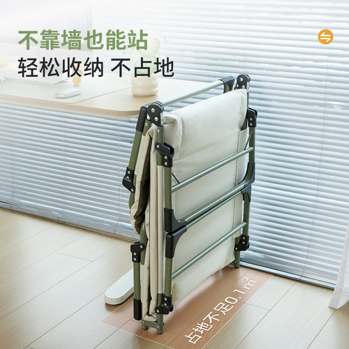 瑞仕达办公室午休折叠床家用午睡神器简易躺椅便携陪护行军单人床 - 图3