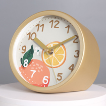 TQJ Silent Restaurant Fruit Seat Bell Creativity Living Room Home Bedroom Fashion Clock Brief Airwaves Quartz Clock Watch