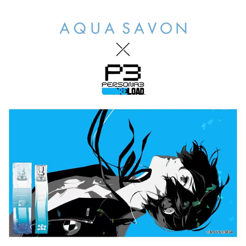 【女神异闻录3】AQUA SAVON香水联名款结城理主人公持久留香80ml - 图0