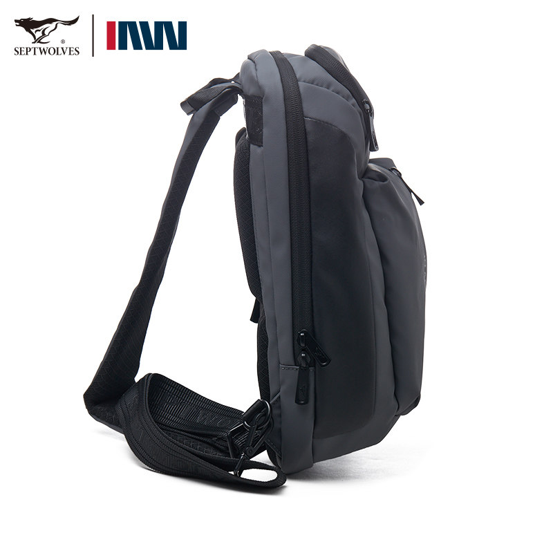 七匹狼男士斜挎包2026新款胸包防水面料时尚大容量多功能休闲背包,淘宝优惠券,粉丝福利购,淘宝优惠卷