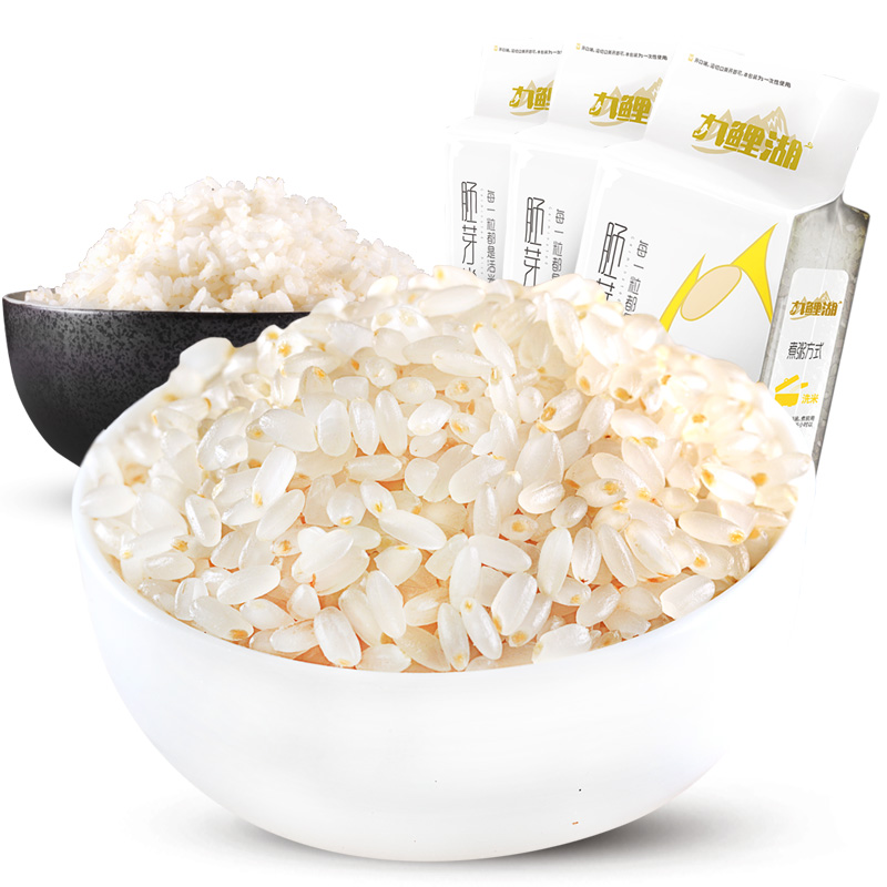 九鲤湖旗舰店九鲤湖胚芽米东北大米留芽米新米粳米500g*3袋3