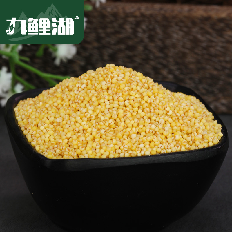 九鲤湖旗舰店黄小米粥小黄米新米5斤山西特产农家五谷月子食用吃的米五谷杂粮2