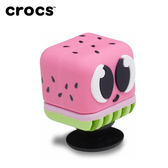 Crocs卡骆驰配饰智必星洞洞鞋鞋花 3D跳跃兔子 3D大眼西瓜