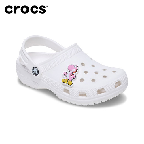Crocs｜超级马力欧合作系列 耀西款智必星鞋花单粒 - 图2
