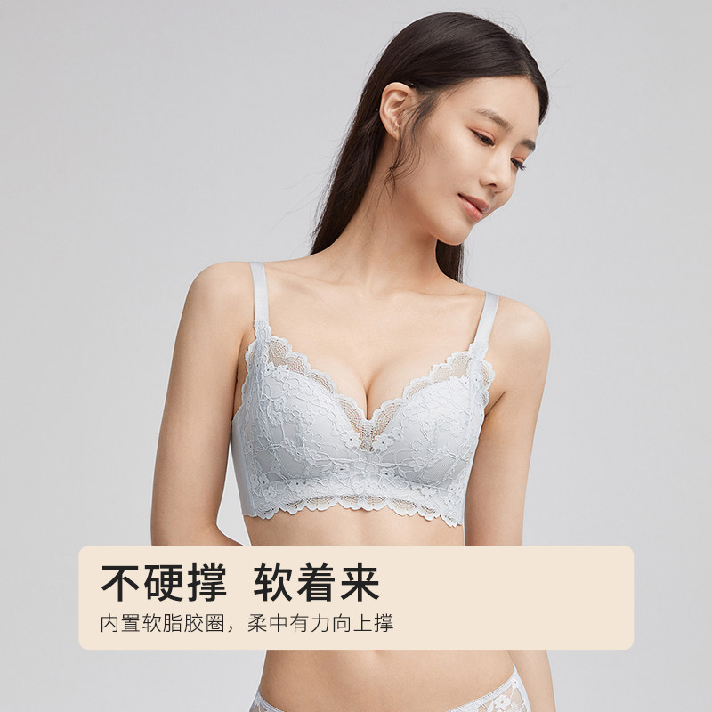 2023新品都市丽人花卉手掌杯文胸 都市丽人文胸