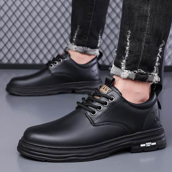 Xunmishi new autumn British business casual leather shoes