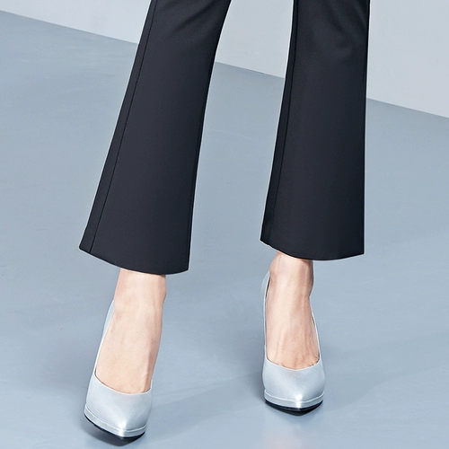 Черные штаны, осенние леггинсы, мегафон, осенний костюм, подходит для подростков, высокая талия