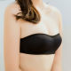 Strapless underwear for women invisible strapless bra for anti-exposure bra for bra without steel rings summer thin breasts gathered and anti-slip