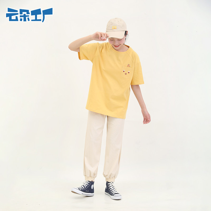 云朵工厂冰丝夏秋防紫外线垂感长裤 云朵工厂休闲裤