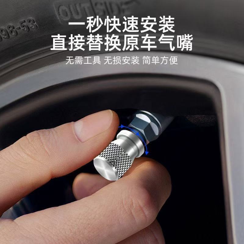 适用于铃木极客飒155摩托车轮胎气门嘴帽创意金属气嘴帽配饰盖帽 - 图1