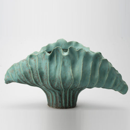 景德镇侘寂中古陶艺师手工陶瓷花瓶民宿样板间客餐厅软装花器 - 图0