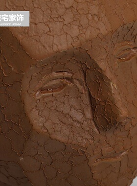 现代简约创意陶瓷头像抽象人物雕塑工艺品摆件客厅样板房软装饰品