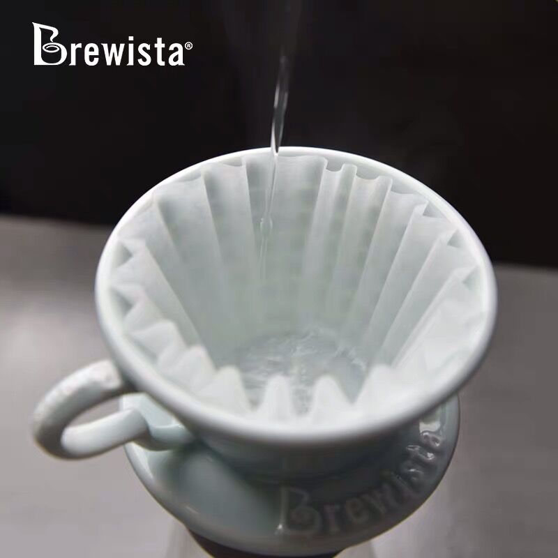 Brewista蛋糕型手冲咖啡滤纸滴滤式波浪型过滤咖啡纸bonavita