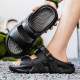 Men's slippers for summer wear, non-slip driving dual-purpose sports sandals for men's shit-size 46 beach sandals
