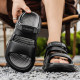 Men's slippers for summer wear, non-slip driving dual-purpose sports sandals for men's shit-size 46 beach sandals