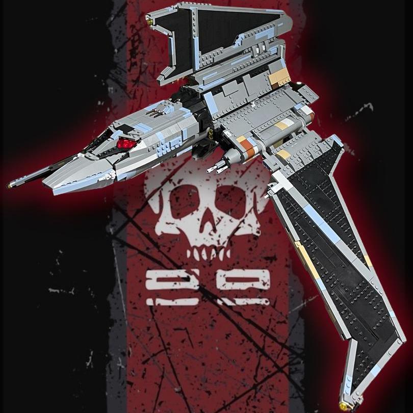 MOC穿梭机飞机形大型巨型高难度拼图高颜值星球大战组装成人积木 - 图1