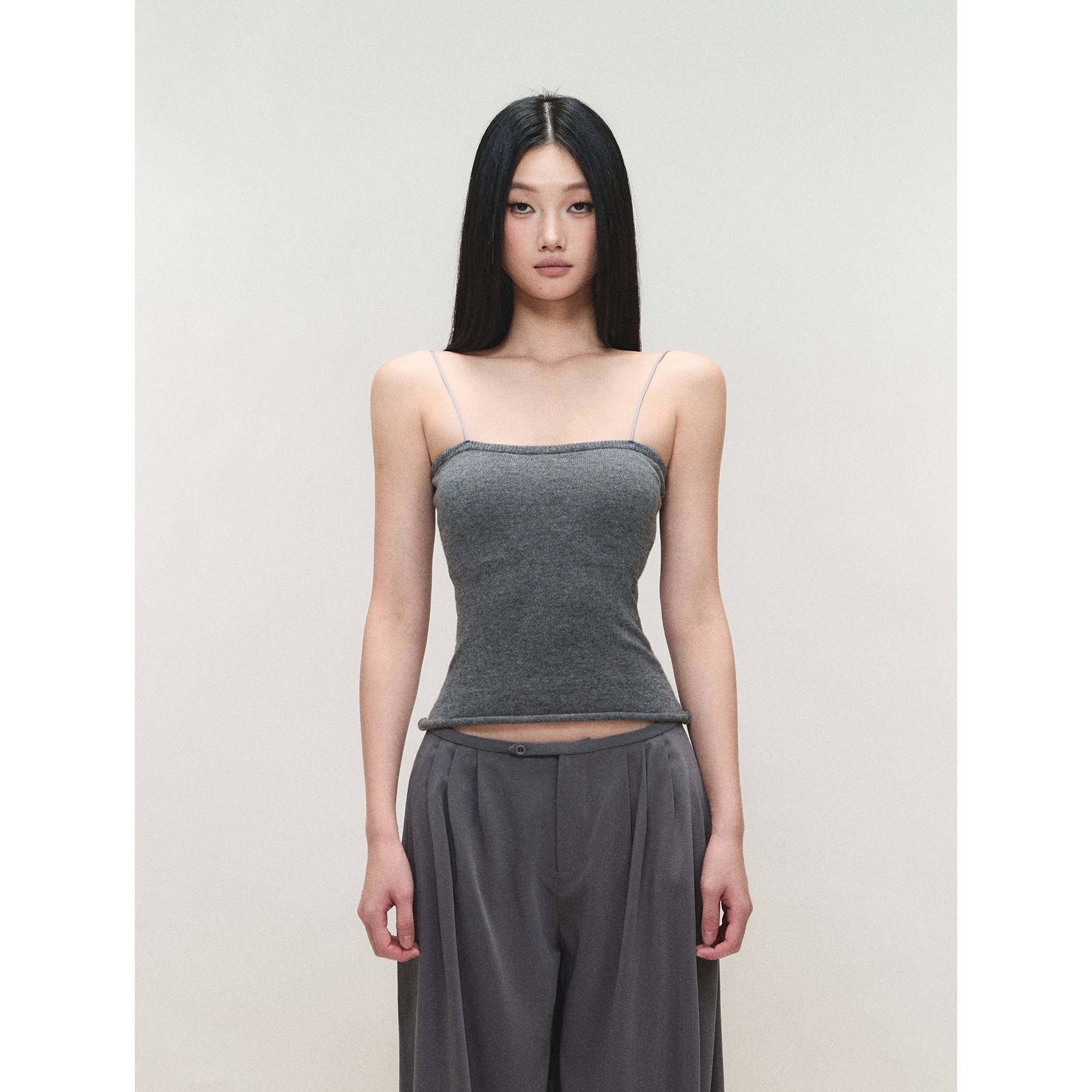 PEMPL 性感露肩针织吊带背心女弹力修身亲肤慵懒感全羊毛抹胸上衣,淘宝优惠券,粉丝福利购,淘宝优惠卷