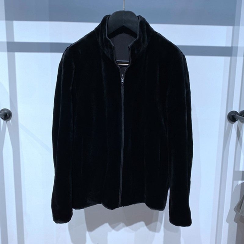 冬装 黑色立领拉链 双面穿 进口貂绒 保暖百搭 男士皮草裘皮 样衣,淘宝优惠券,粉丝福利购,淘宝优惠卷