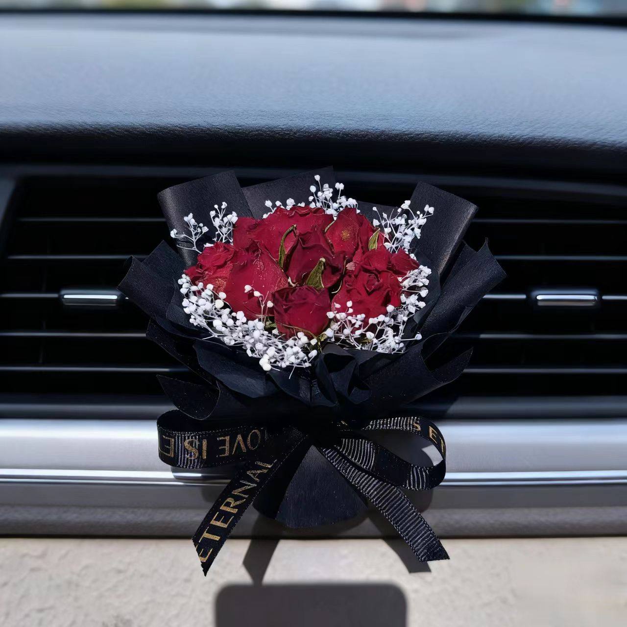 创意花束车内出风口香氛装饰品空调车载香薰汽车摆件干花女生迷你,淘宝优惠券,粉丝福利购,淘宝优惠卷