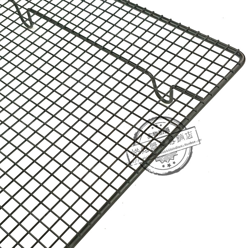 46×26cm蛋糕冷却架饼干晾架面包倒扣晾网大号加密型不沾晒网长 - 图1