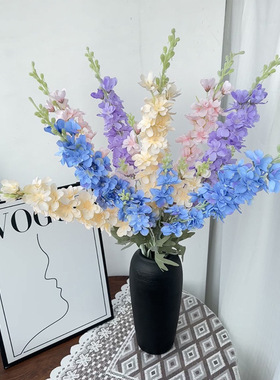 假花风信子仿真飞燕草手捧花diy