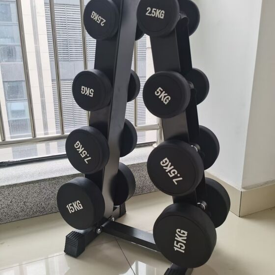 Pure steel solid dumbbells can be freely combined for commercial and household use
