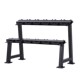 Heightened dumbbell rack double layer dumbbell storage rack