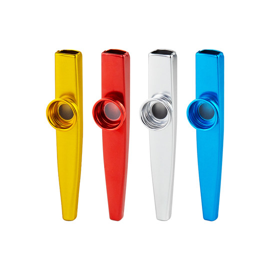 The metal kazoo is easy to learn and play