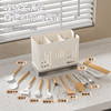 Kitchen chopstick box 2026 new storage rack multi-functional chopstick cage rack drain storage household wall-mounted chopstick barrel