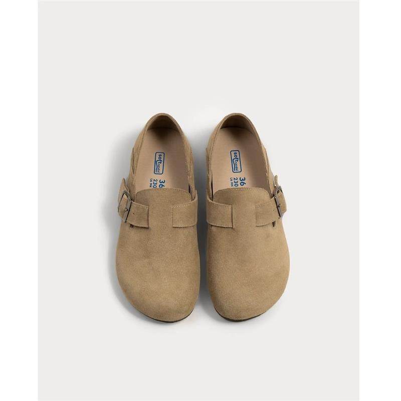 三喜同款~全包勃肯鞋女2026年新款钓鱼博肯单鞋一脚蹬复古棉鞋子,淘宝优惠券,粉丝福利购,淘宝优惠卷