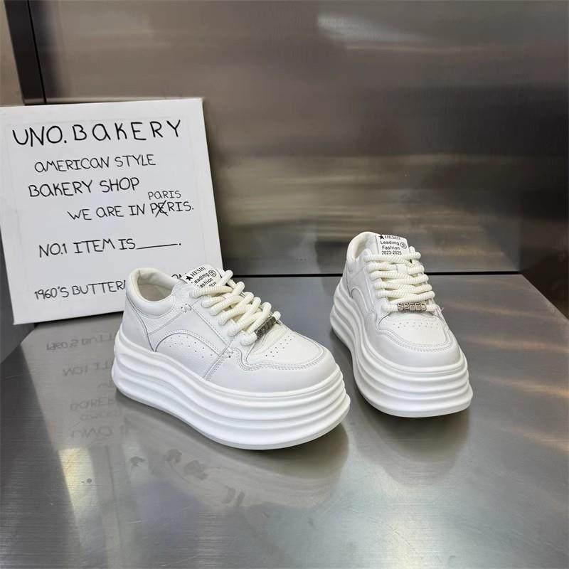 时尚厚底小白鞋女2026年秋季新款小个子增高透气百搭运动休闲板鞋,淘宝优惠券,粉丝福利购,淘宝优惠卷