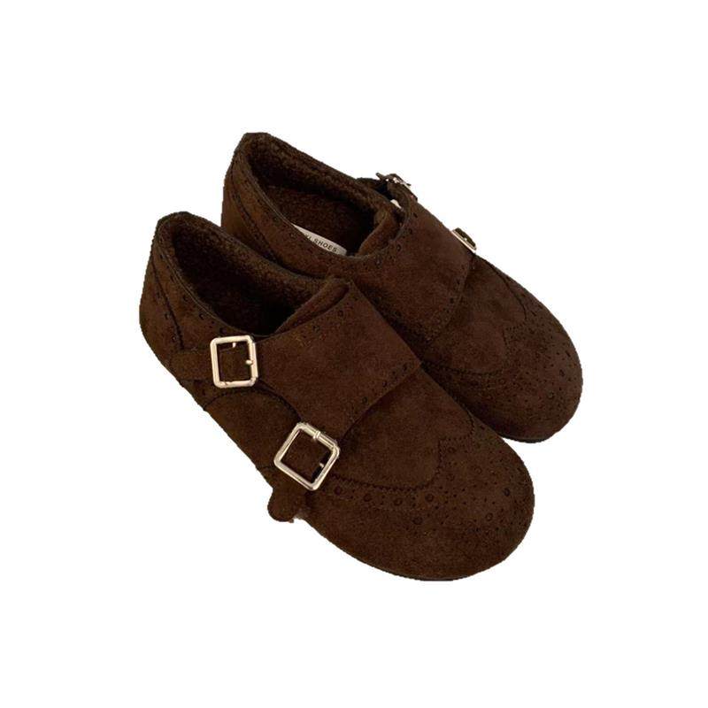 法式复古扣带平底勃肯鞋女2026年新款加绒保暖一脚蹬休闲豆豆棉鞋,淘宝优惠券,粉丝福利购,淘宝优惠卷