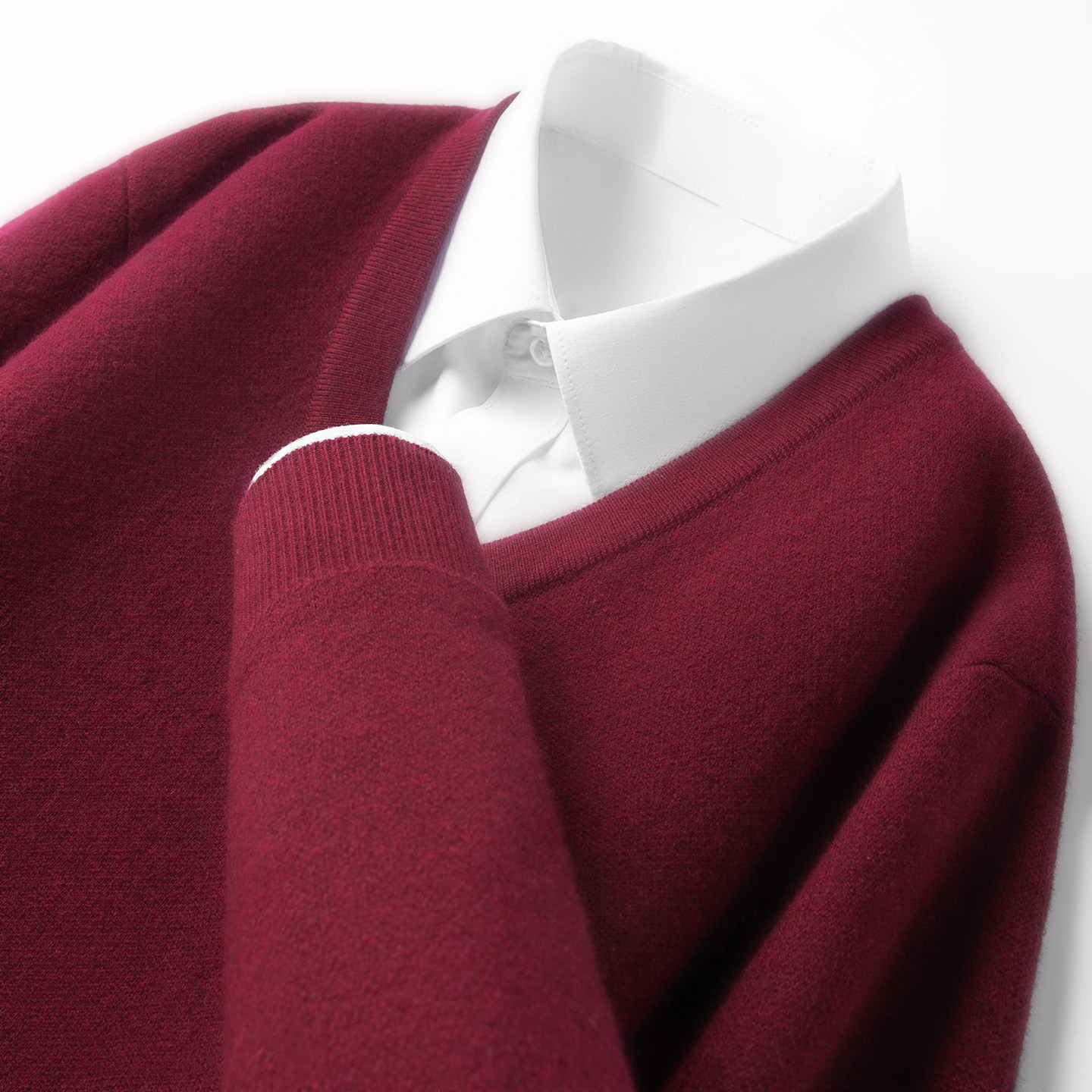 鄂尔多斯市100纯山羊绒衫男士V领毛衣加厚商务休闲中年针织羊毛衫,淘宝优惠券,粉丝福利购,淘宝优惠卷