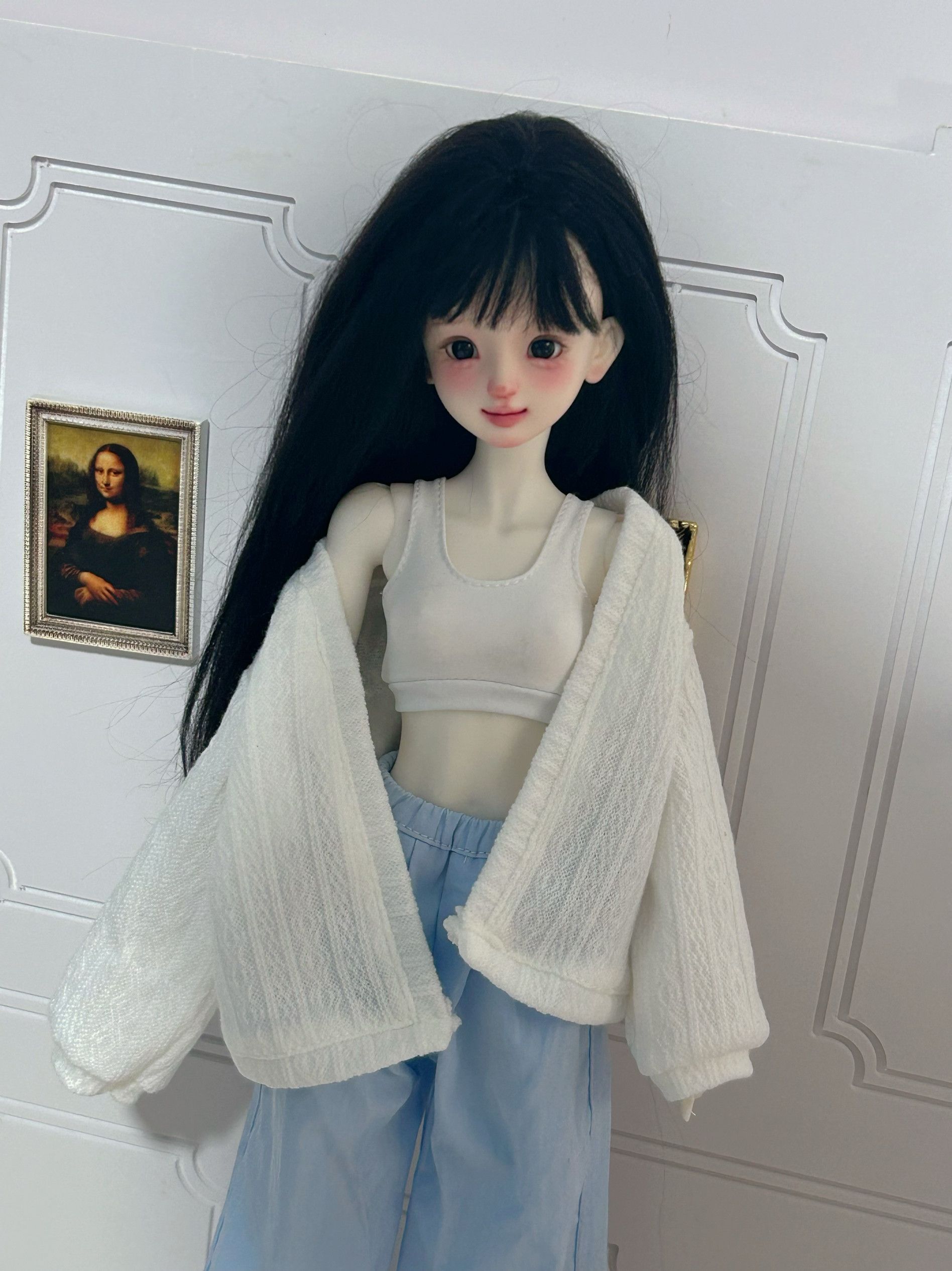 bjd4分娃衣套装外套开衫背心山本裤四分娃娃衣服上衣休闲裤4/1,淘宝优惠券,粉丝福利购,淘宝优惠卷