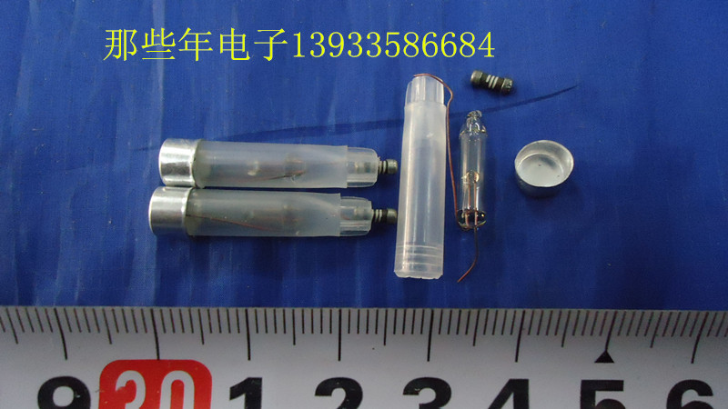 测电笔氖泡 玻璃验电笔氖管氖气灯泡 6X31mm 12V 220V电笔内电阻 - 图2