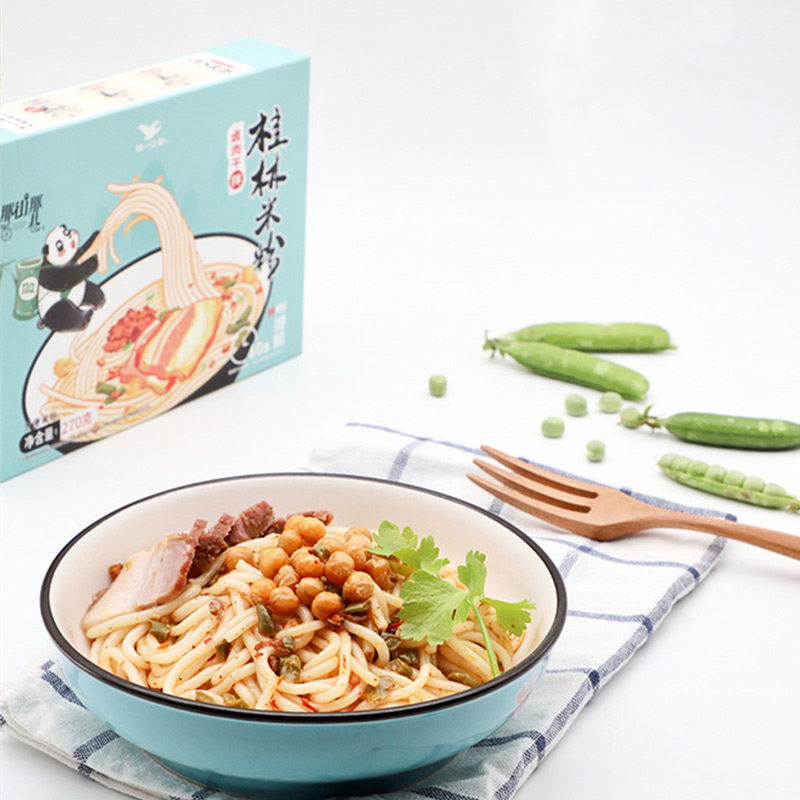 统一那街那巷桂林米粉干拌鲜卤肉 吃货食品方便米线/米粉