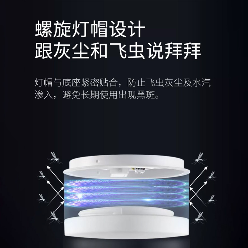 视贝LED灯吸顶灯现代简约圆形卧室儿童房间餐厅走廊过道极简灯具 - 图0