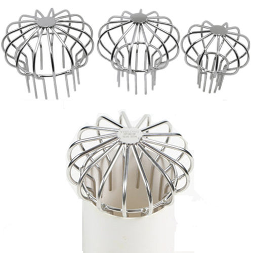 304钢天台地漏天台室外下水道滤网75/110pvc楼顶160阳台防堵塞罩 - 图0