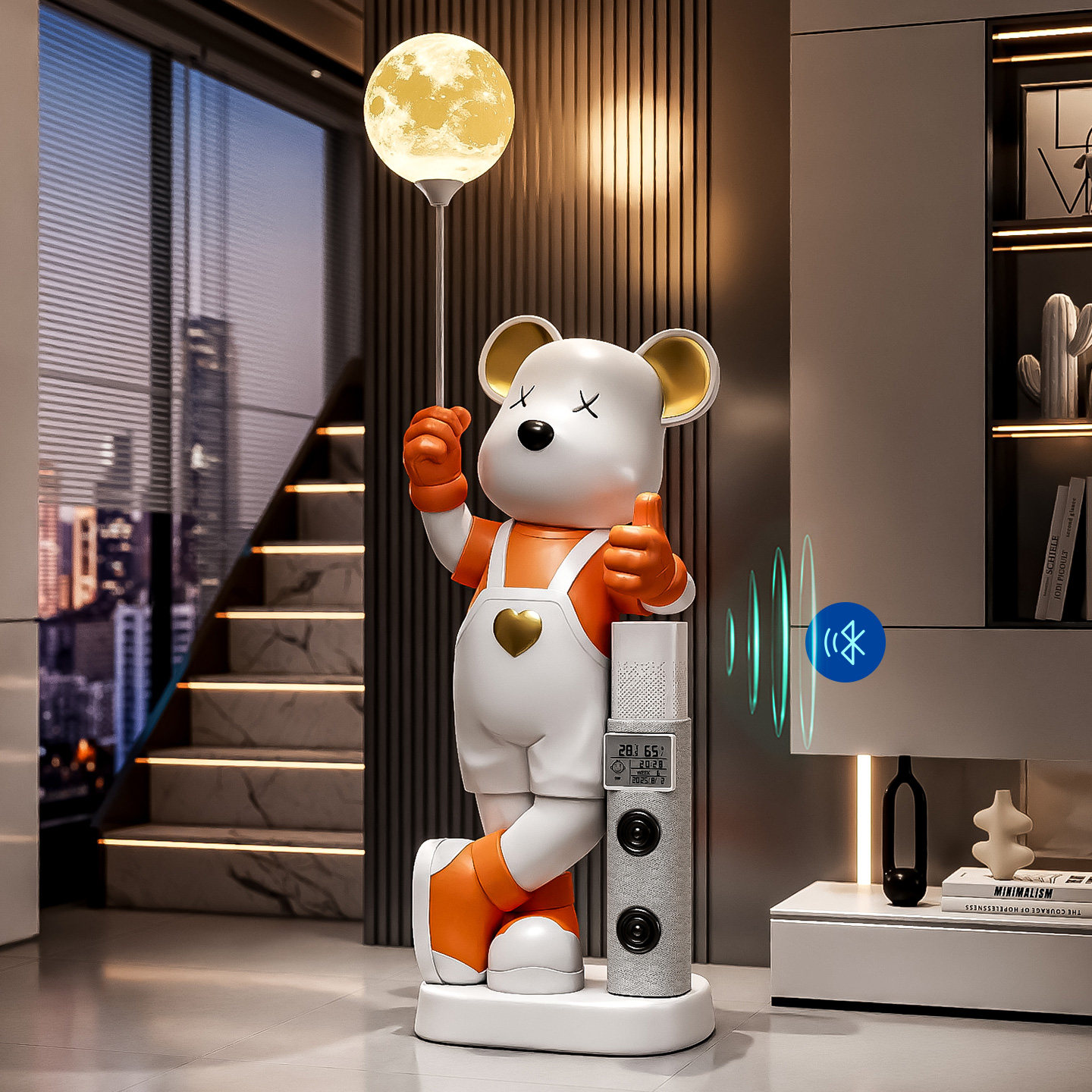 小爱音箱暴力熊摆件客厅大型落地高端大气上档次巨型乔迁新居礼物,淘宝优惠券,粉丝福利购,淘宝优惠卷