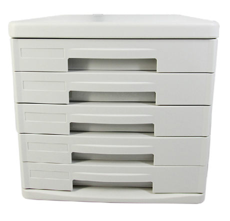 Deli Five Layer File Cabinet Plastic File Cabinet Rack Without Lock Drawer File Cabinet A4 Small