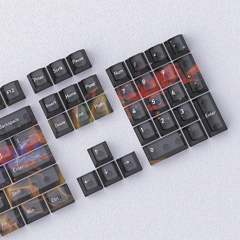 新纪元透明键帽透光原厂高度PC雾透键盘键帽wooting 迈从ace68,淘宝优惠券,粉丝福利购,淘宝优惠卷