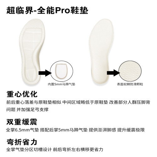 US8ACC可替换中底适配Kobe8科比9前后全掌Zoom气垫超临界缓震鞋垫 - 图0
