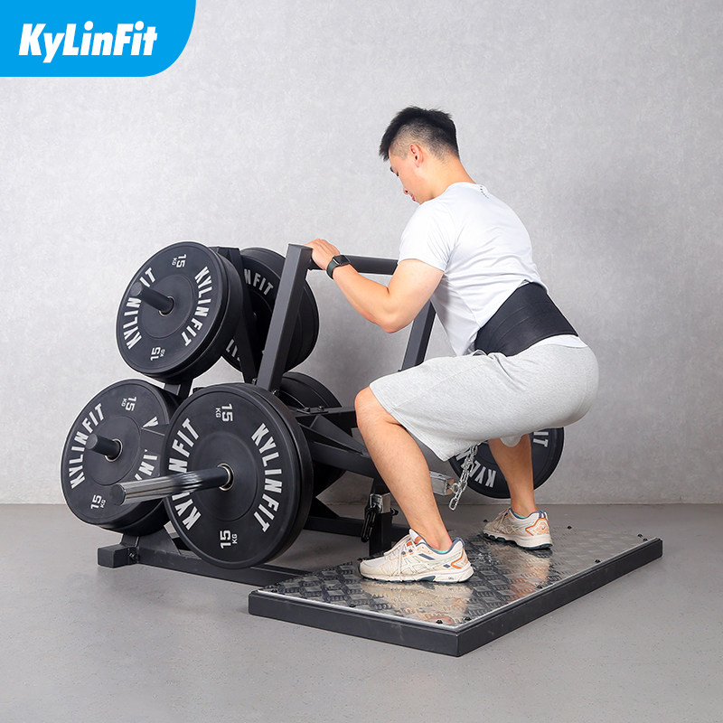 腰带健身商用综合器械多功能提拉机 骐骏运动力量训练器械(局部型)