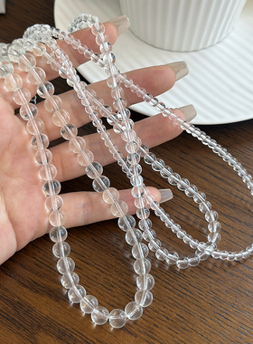 短款夏季韩版超火choker玻璃