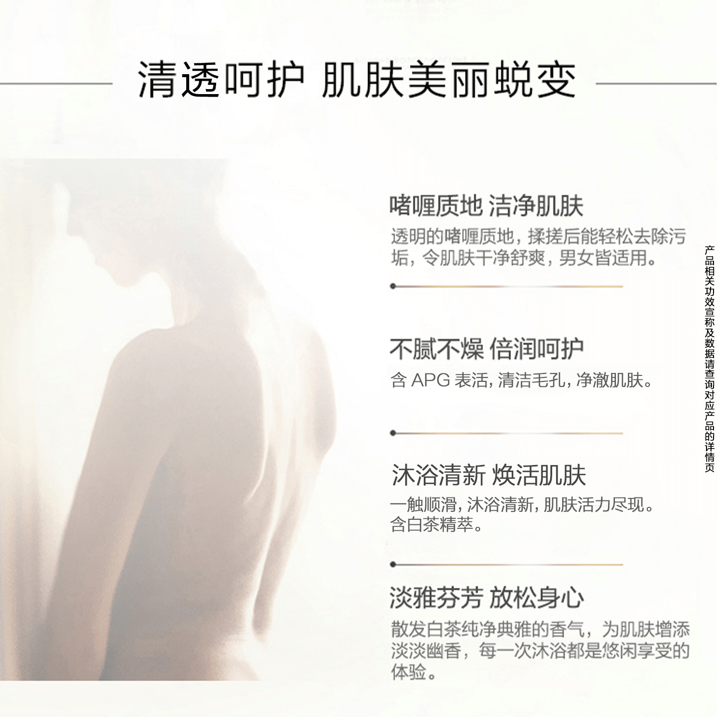 【七夕礼物】代言人成毅同款雅顿绿茶身体霜沐浴露套装 保湿