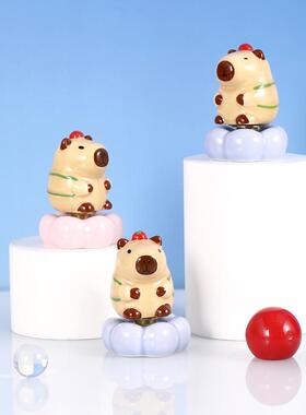 景德镇陶瓷转转小摆件可爱礼品