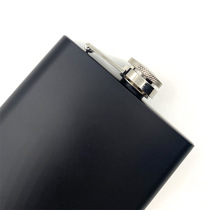 Small Wine Jug Stainless Steel 6 Oz Black Color Lacquered Wine Bottle Thickened Carry-on Outdoor Wine Jug Wine With Small Wine Bottle