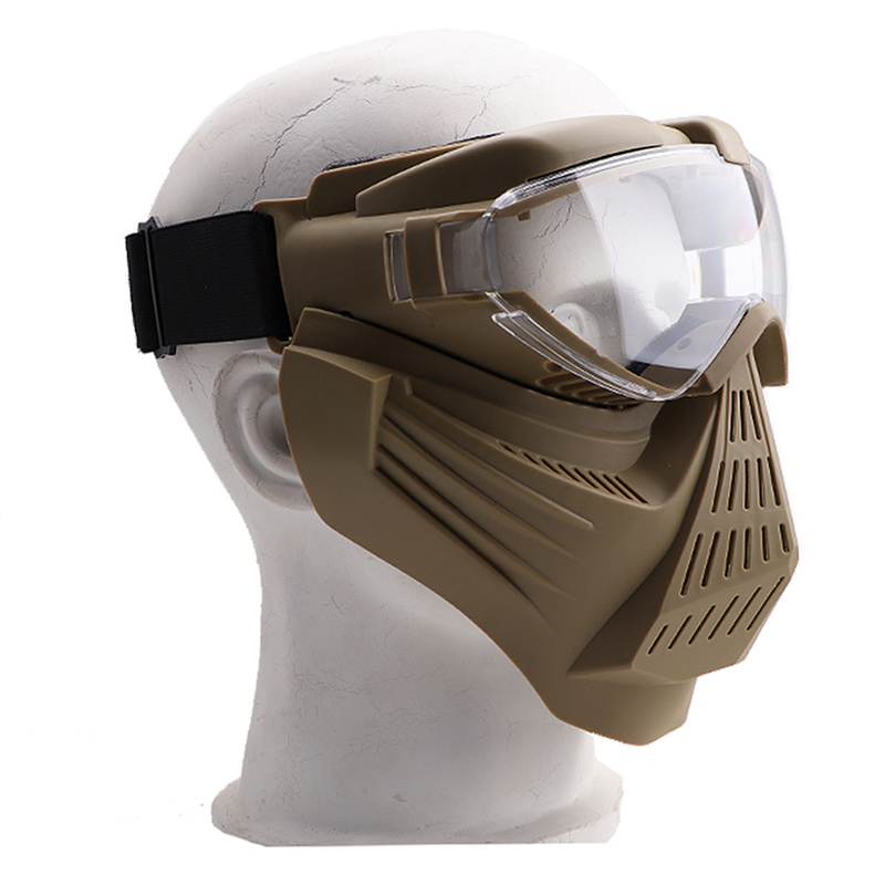 户外运动战术面具全脸防护面罩赛博朋克野战CS军事迷特种兵装饰品 - 图1
