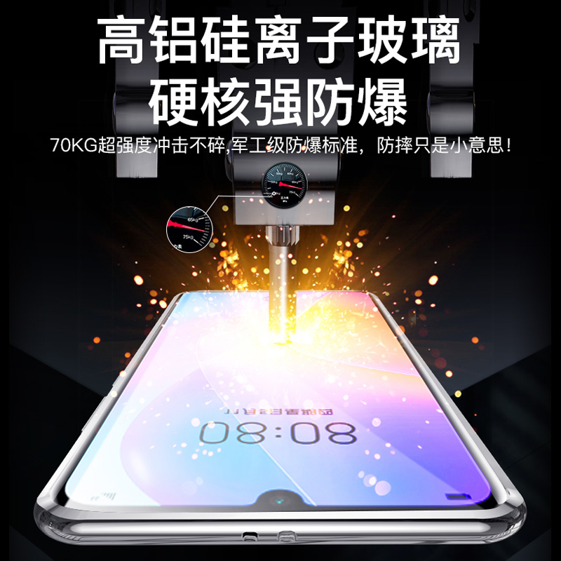 适用oppo reno6 pro手机壳opp0双面钢化玻璃reno5pro磁吸全包套三合一壳膜一体硬外壳