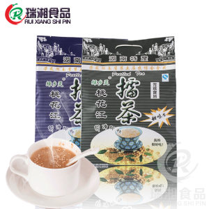 湖南特产绿乡灵桃花江擂茶360g咸擂茶益阳甜味擂茶冲饮早晚代餐粉